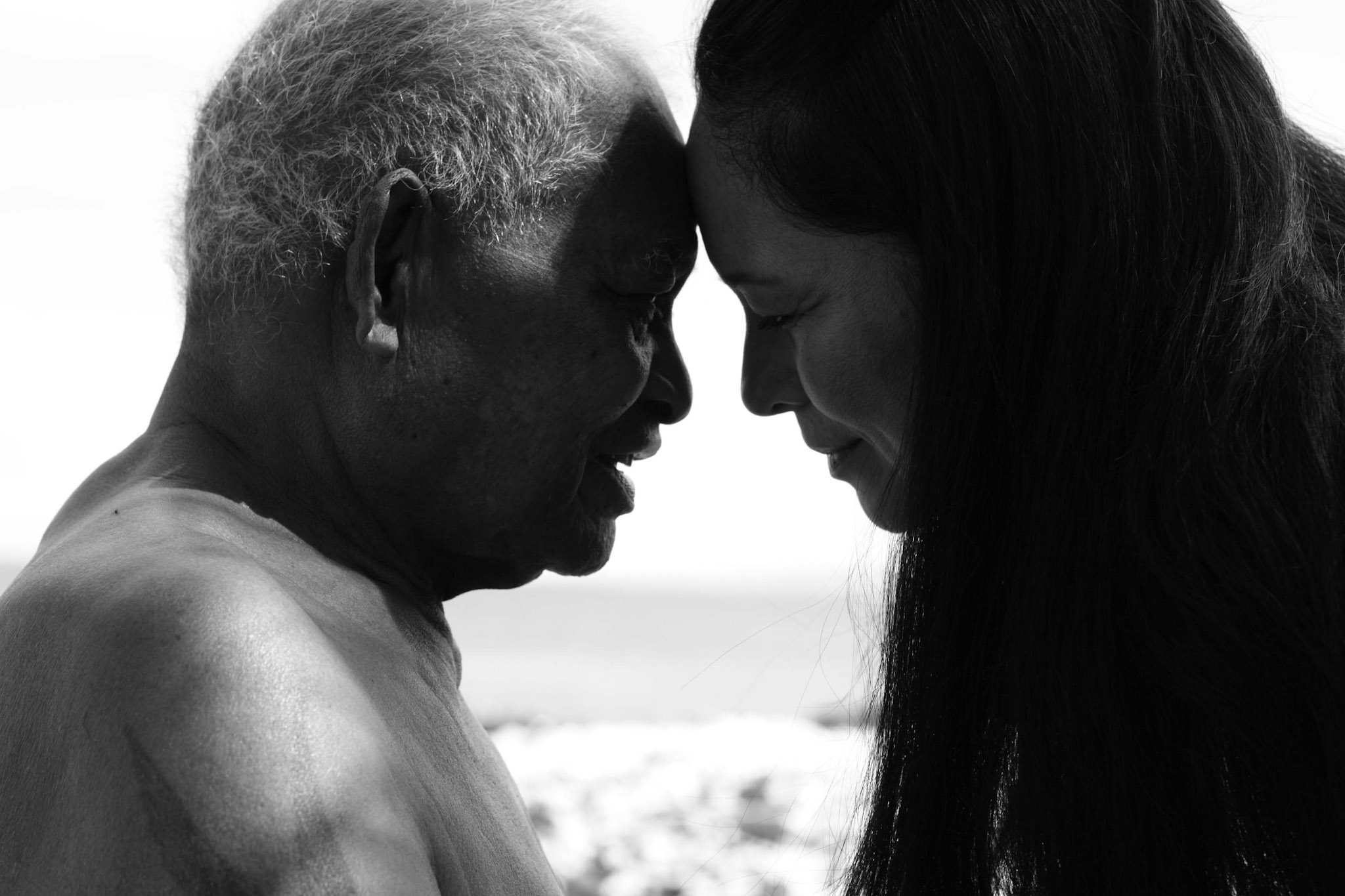 Dr. Elizabeth Lindsey with Mau Piailug
